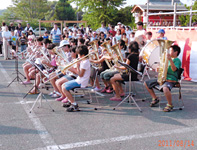 村櫛町小学校金管バンド演奏