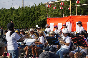 村櫛町小学校金管バンド演奏